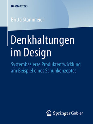 cover image of Denkhaltungen im Design